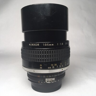 Nikon Nikkor 105mm f/1.8 Telephoto Portrait Lens used with Nikon Nikkor 105mm f/1.8 Telephoto Portrait Lens used with