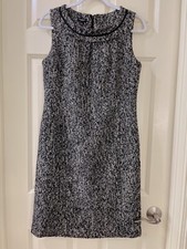talbots women formal wool dress size 8