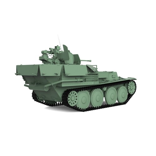 TT SCALE Railway Military Model Kit German 38T Sd.Kfz.140 Flakpanzer Tank GAMES - Picture 3 of 5