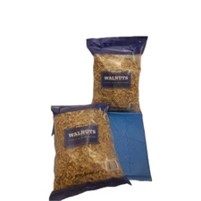 Kirkland Signature Walnuts 3 lb Bags 2 Pack Shelled Unsalted Halves and Pieces