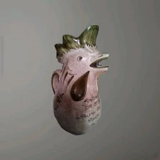 Deruta Rooster Advertising Restaurant Mug Otello Viterbo Jug Vintage 