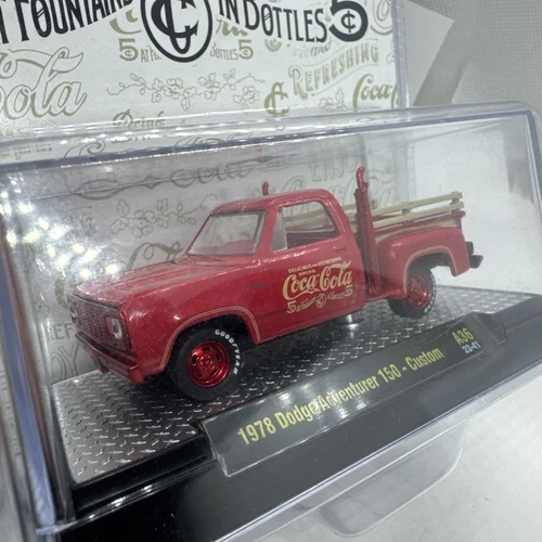 M2 Machines Chase /750 Coca Cola 1978 Dodge Adventurer 150 Custom Pickup - Picture 1 of 8