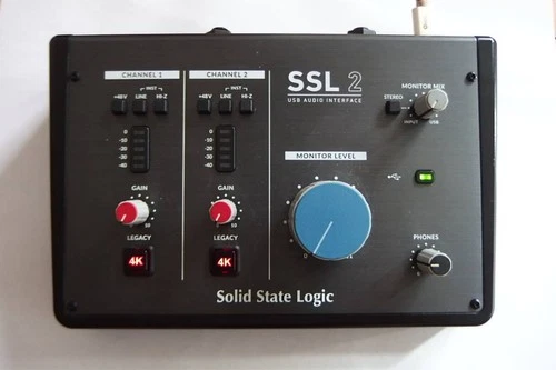 Solid State Logic SSL 2 USB MIDI Audio Interface 2 Channel 24 Bit (192 kHz) Used