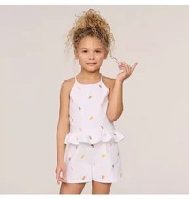 Janie  Jack The Fresh Pineapple White Romper Girls Size 10  59 