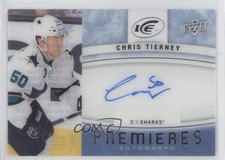 2014-15 Upper Deck Ice Premieres 15-16 Update Chris Tierney #IPA-CT Auto 0f8