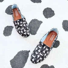 Bobs For Cats Womens 9.5 Skechers Cat Yoga Print Slip On Flats Espadrilles Shoes
