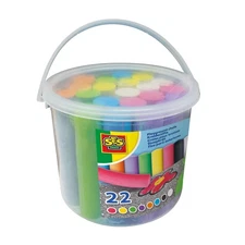 SES Creative 02205 Playground Chalk 22pcs Bucket