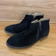 Italeau Foliana Black Suede Booties - Size 39