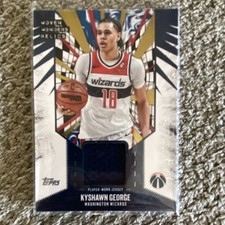 Topps Woven Wonders Relics Kyshawn George WW-KG Wizards Basketball 2025-26