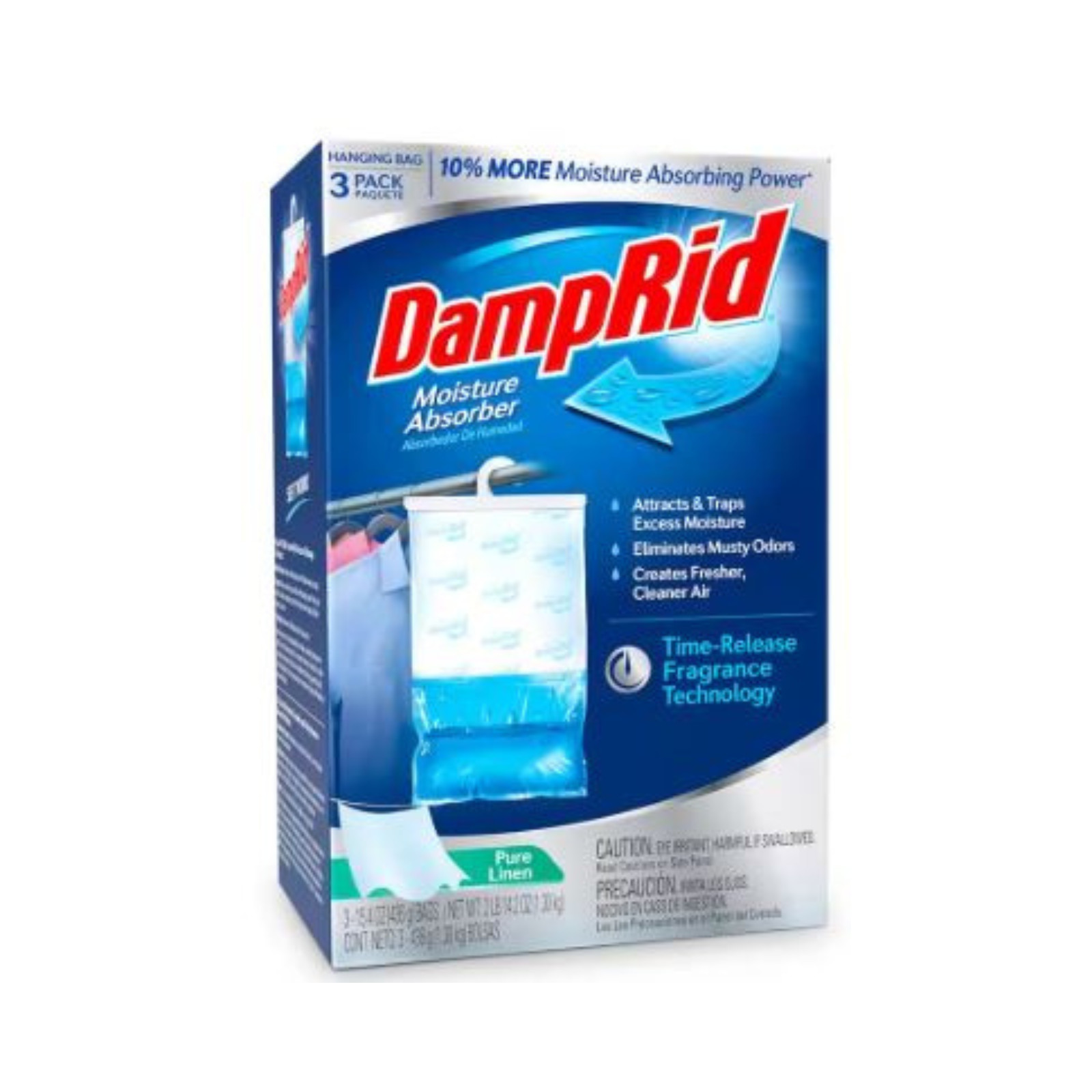 DampRid 15.4 oz Hanging Moisture Absorber, Pack of 3