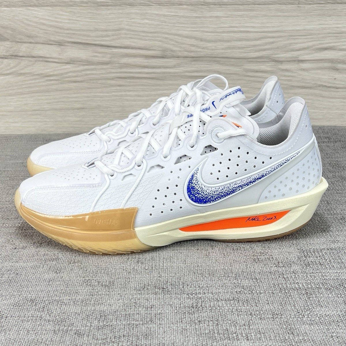 Nike GT Cut 3 Low Blueprint Prototype Racer Blue Basketball Shoes