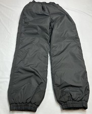 VTG Columbia Pants Womens M Black Insulated Snow Ski Elastic Waist Nylon Outdoor