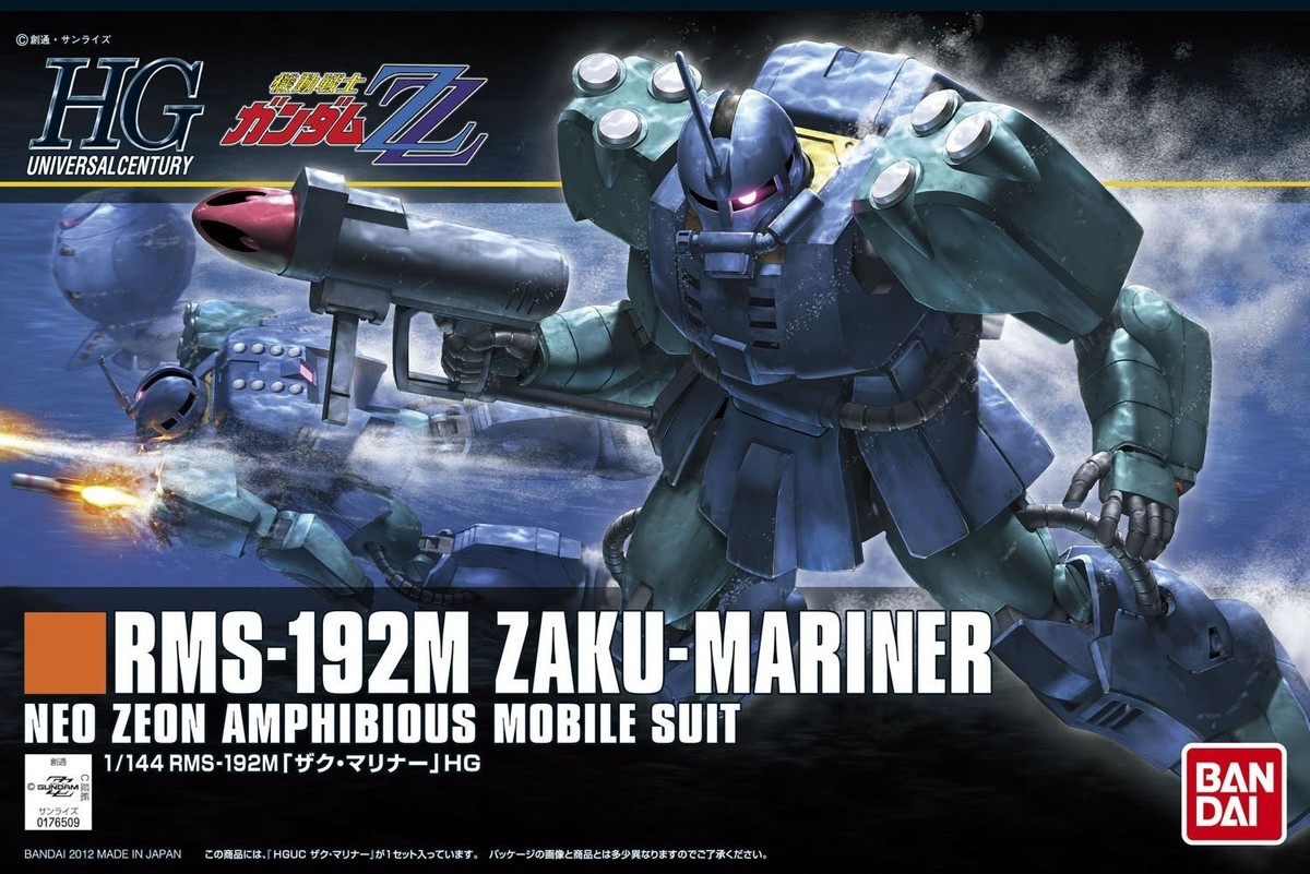 HGUC 1/144 RMS-192M Zaku Mariner Mobile Suit Gundam ZZ Model