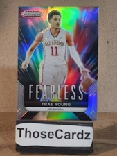2024 Panini Prizm Draft Picks - Fearless Silver Prizm #1 Trae Young