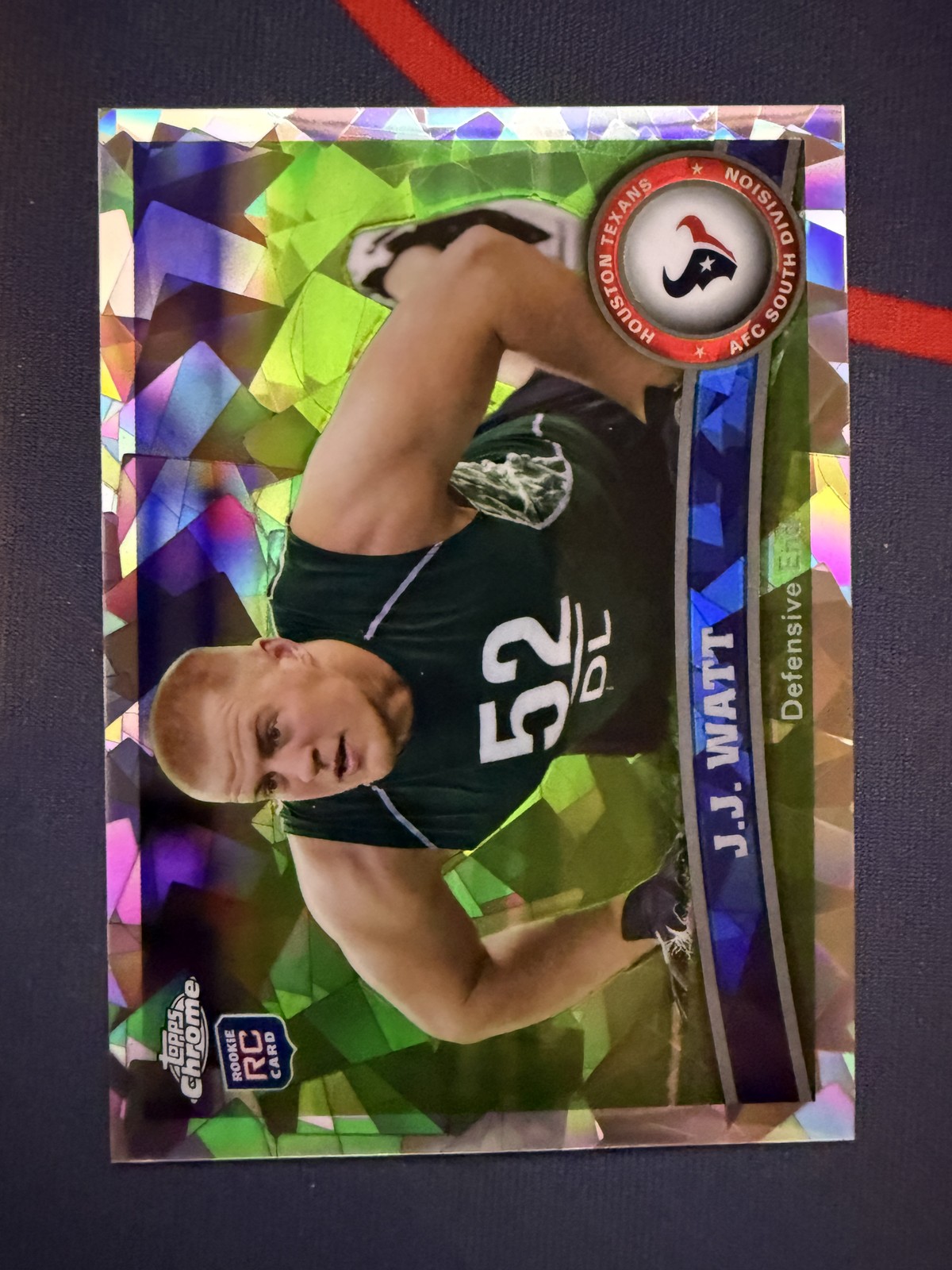 2011 Topps Chrome #104 J.J. Watt Crystal Atomic Refractors 42/139