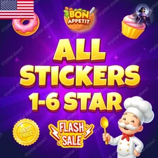 Monopoly Stickers Go 1⭐- 6⭐ (Partner eventAvailable) FLASH SALE🔥SUPER FAST⚡24/7