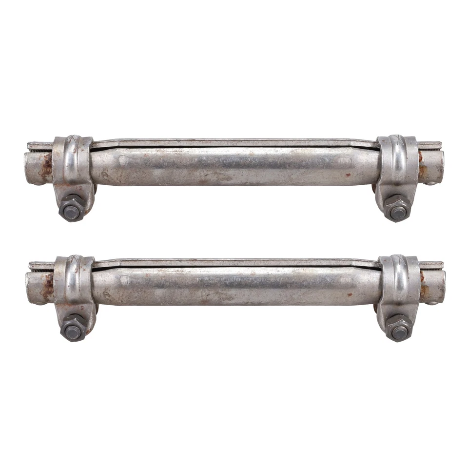 Tie Rod Adjusting Sleeves Pair 1976-1989 Dodge Diplomat Aspen Mirada NEW - Image 2 of 4