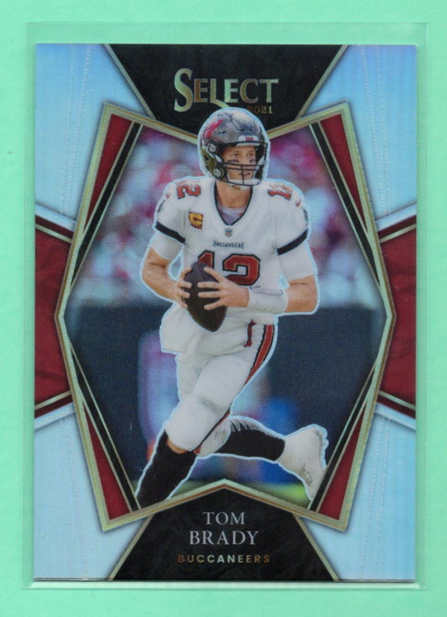 2021 Panini Select Tom Brady #101 Premier Level Silver Prizm HOF