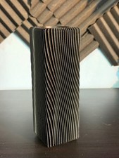 Vaso Spiral Cube Nero - stampa 3D, design moderno