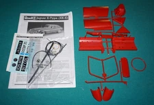 Jaguar XK-E Coupe Revell 1/8 Doors Engine Block Decals Instructions And More.