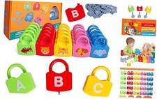 Alphabet Learning Lock Toys - Educational Letter Letter - Color - Letter Lock-2