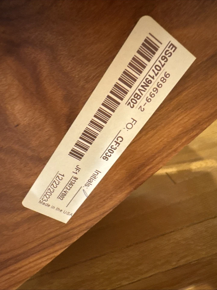 Идеальный палисандр и белая кожа Herman Miller Eames оттоманка - новый никогда не открывался - Изображение 4 из 4