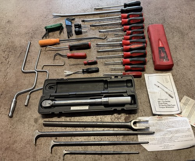 #ad Snap On Tools Lot Mechanics Torque Wrench Instinct Screwdriver Set Pry Bar Set $475.00