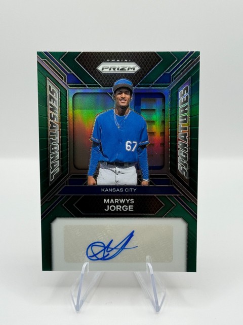 2024 Panini Prizm - Marwys Jorge Sensational Signatures Green Kansas City