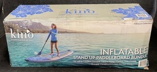 Kino Hibiscus Limited Collection Inflatable Stand Up Paddle Board Bundle