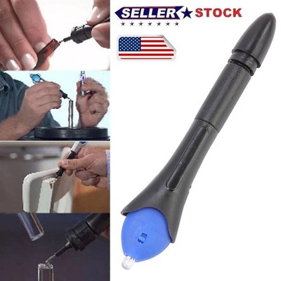 5 Second Glass Welding Compound Glue UV Light Quick Repair Pen Fix Liquid Tool