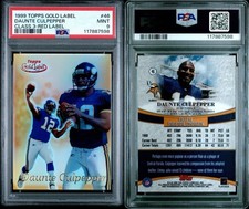 DAUNTE CULPEPPER '99 TOPPS GOLD LABEL RED LABEL CLASS 3 /25 VIKINGS PSA 9 POP 3