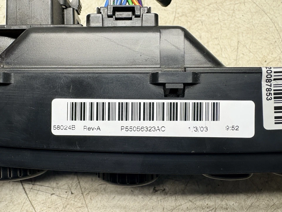 Dodge Ram 2002-2005 doble zona calefacción aire acondicionado control climático P55056323AC unidad J405 Foto 4 de 4