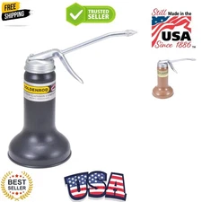 - Pistol Pump Oiler with Straight Spout - Precise Lubrication of Engines, Gea...