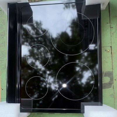 Electric 5-Burner Radiant Smooth Glass Drop-In Cooktop Black No Vent