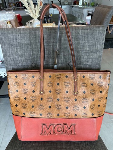 Mcm Two tone Tote