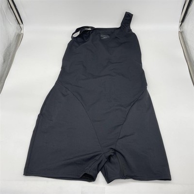Speedo Damen Eco Endurance+ Swimming L Einteiliger Badeanzug, Schwarz, 44