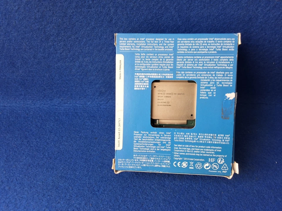 Intel Xeon Processor E5-2697V3 2.6 GHz, 35MB Cashe, LGA2011V3, 145W. - Image 3 of 4