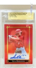SETH HERNANDEZ 1/1 ROOKIE AUTO 2025 Leaf Metal Red Prismatic Baseball Pirates Ro