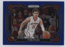 2024-25 Panini Prizm Draft Picks Blue Variations 14/199 Trae Young #49 1d4