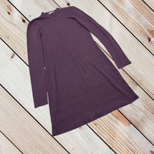 Wilfred Free S plum open back sweater dress 