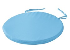 ROUND Bistro Circular Chair Cushion SEAT PADS Kitchen Dining REMOVABLE cover NEW