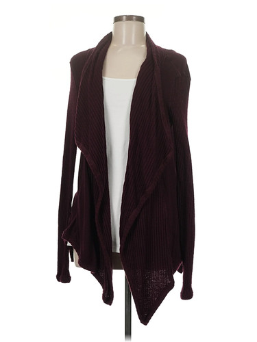 Bordeaux Women Red Cardigan M