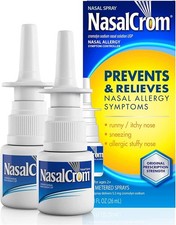 NasalCrom Nasal Spray Allergy Symptom Controller, 0.88 Fl. Oz., Pack Of 2