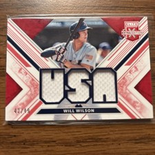 2019 Elite Extra Edition USA National Team Materials Red 26/49 Will Wilson s3g