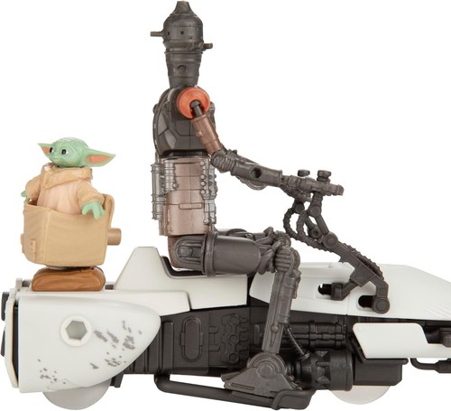 Star Wars Epic World of Action IG-11 & Grogu Speeder Bike 4 Zoll Actionfiguren - Bild 6 von 7