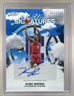 Kobe Brown 2025 Topps Chrome #SWS-KB Blue Refractor SkyWrite Auto /150