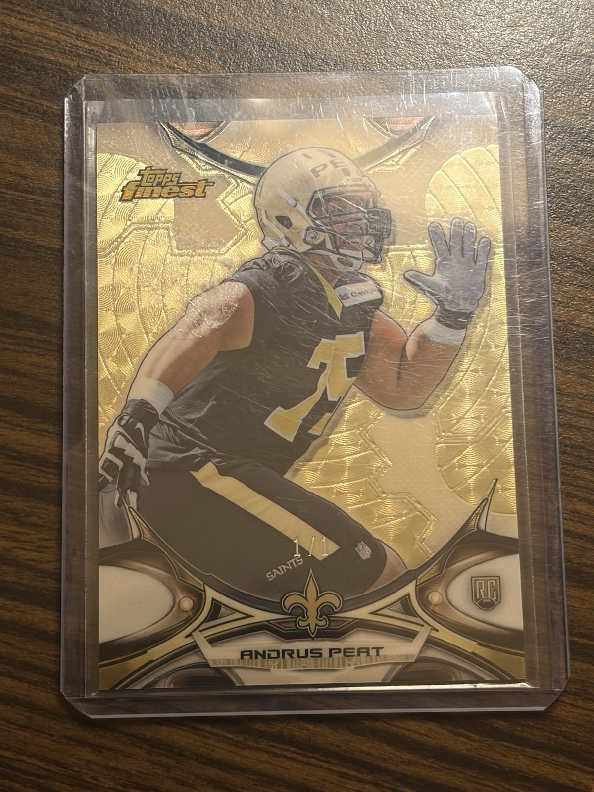 Andrus Peat Finest #94 Gold Refractor