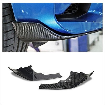 Carbon Fiber Car Sticker Front Bumper Splitter Kit For BMW F87 M2 2016 2017-2019