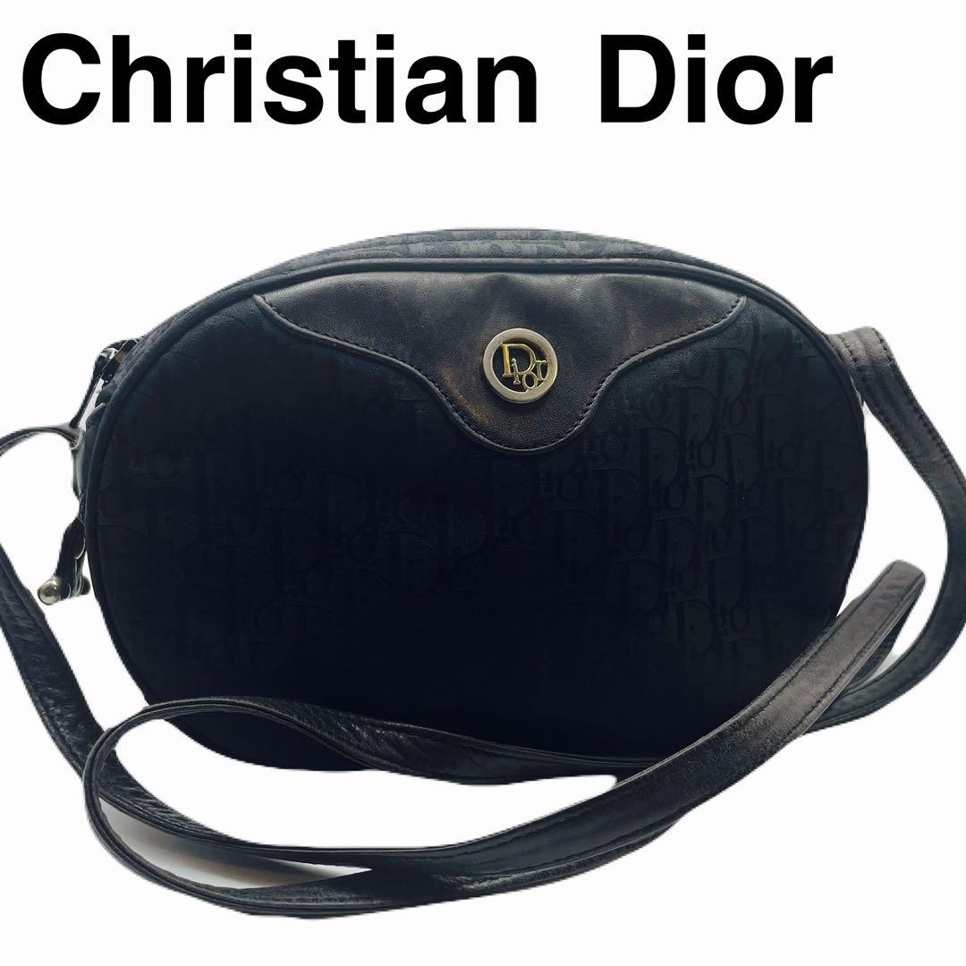 Christian Dior Trotter Mini Camera Bag Black, Crossbody, Made in France