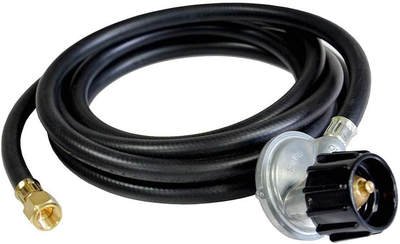 #ad Universal QCC1 Low Pressure Propane Regulator 12ft Hose 3 8quot; Flare Nut Grill $16.99